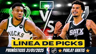 PRONOSTICOS DE NBA Y NHL 31/01/2025 🔥PARLAY GRATIS🔥