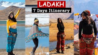 7 Days Leh Ladakh ITINERARY - Khardung La | Nubra | Turtuk | Tso Moriri | Pangong