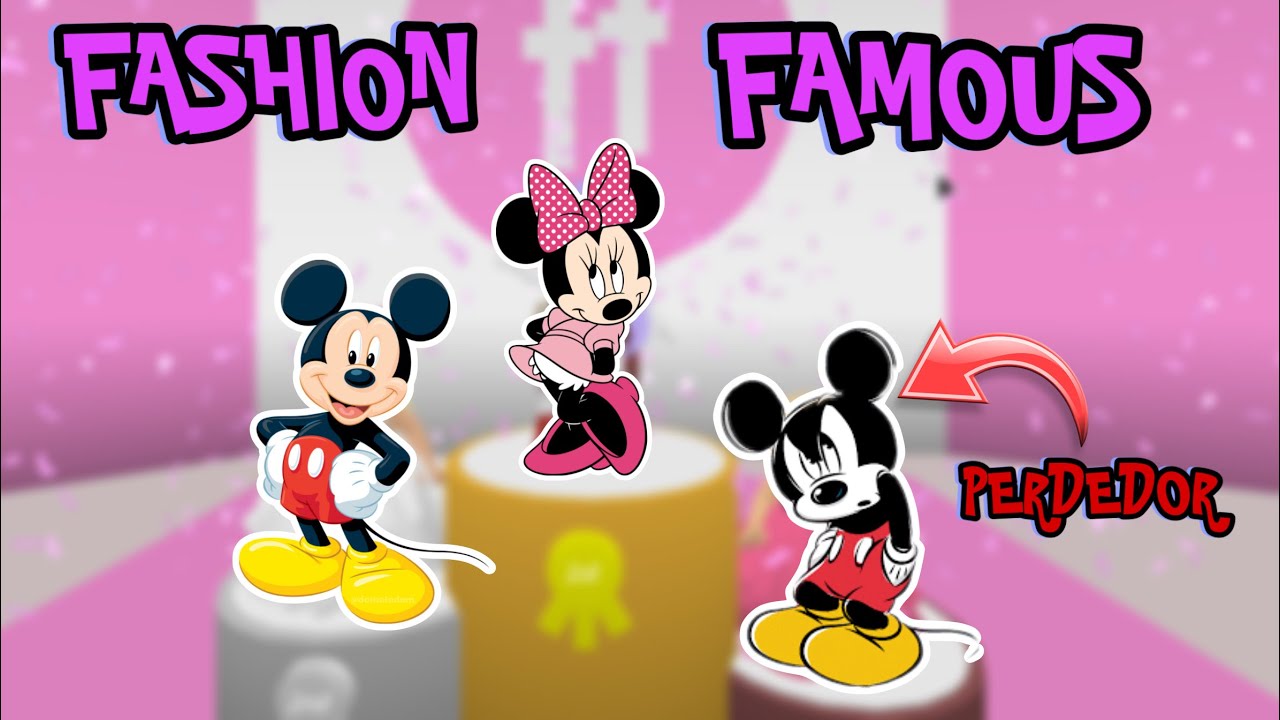 FASHION FAMOUS PERO ESCOGEMOS LA CATEGORIA DE MICKEY MOUSE ROBLOX ...