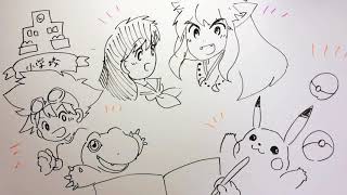 お絵かきムービークリエイター 紗倉りえ 自己紹介動画