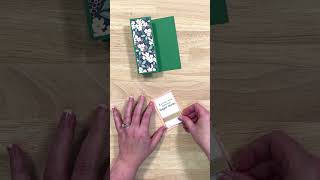 Simple Fun Fold Idea for Card Makers @ITeachStamping #shortsfeed #cardmaking #shorts