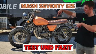 Mash SEVENTY 125 Produktvorstellung | Test & Review | Fazit (Euro 5) [DE HD]