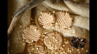 Nepečené cookies s lískovými oříšky