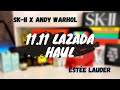 Unboxing Andy Warhol X SK-II Limited Edition Set | First time buying Estée Lauder online 11.11 sale