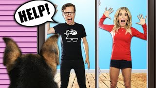 Pretending To Get Trapped in Front of My Dog. He Instantly Regrets it