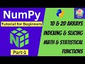 NumPy Array Indexing and Slicing (Jupyter Notebook Tutorial For Beginners)