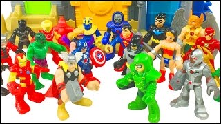 Superheroes Avengers Iron Man Hulk Captain America Battle Batman & Justice League Imaginext Toys