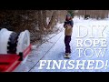 DIY Backyard Rope Tow - FINISHED!