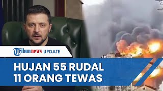 Gelombang Serangan Rudal Mematikan Kembali Hantam Ukraina: 11 Orang Tewas, Puluhan Bangunan Rusak