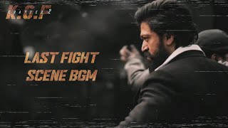 KGF chapter 2 Last Fight Scene BGM | KGF2 | High Quality audio |