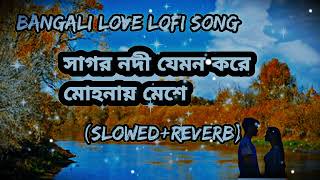 সাগর নদী যেমন করে মোহনায় মেশে love lofi song/slowed +Reverb song/#lofisong #slowedandreverb #lofi