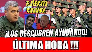 ACABAN DE DESCUBRIR AL EJÉRCITO CUBANO AYUDANDO AL GENERAL PADRINO POR MADURO Y DIOSDADO VENEZUELA.