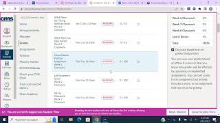 Grades Tab in Canvas