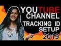 How to setup google analytics tracking ID in youtube channel 2019