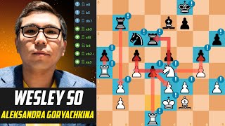 Fantastic game: Wesley So *CRUSHED* Aleksandra Goryachkina - Qatar Masters Open 2015