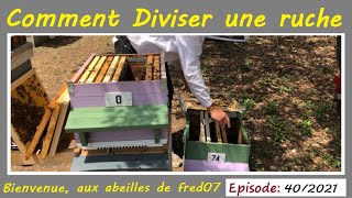 Comment diviser une ruche: Apiculture 2021