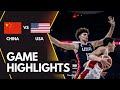 CHINA VS USA｜FIBA U17 World Cup｜Full Game Highlights｜July 2, 2024
