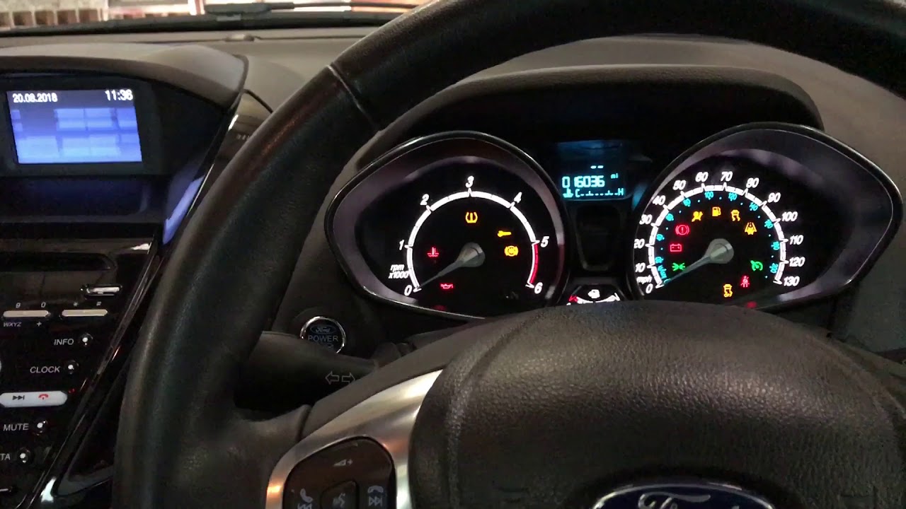 How To Reset TPMS Tyre Pressure Light On 2014 Ford B-Max Car - YouTube