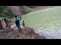 Mancing di kawah gunung galunggung dapet ikan mas babon 6kg