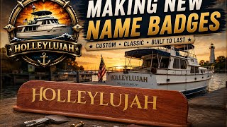 Making new name badges for our DeFever 45