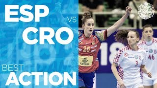 In-flight goal by Nerea Pena | Women's EHF EURO 2018