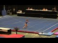 madeline mclellan 2016 canadian championships floor aa