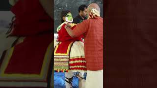 kathakali makeover  #viralvideo# bhairavan pattu# rugmininarayanan