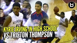 Kyrie Irving EPIC High School Game Vs Triston Thompson & Corey Joseph! Brings The SAUCE!!