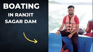 Boating In Ranjit Sagar Dam #basholi