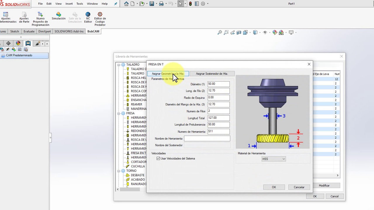 Como Iniciar Con BobCAM Para SolidWorks - YouTube