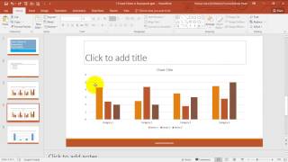 Insert Charts in Powerpoint Hindi