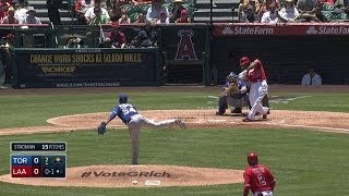 TOR@LAA: Kendrick singles to right to score Aybar