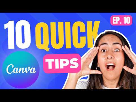 Discover 10 fresh Canva tips! Canva Tutorial for Beginners Episode. 10