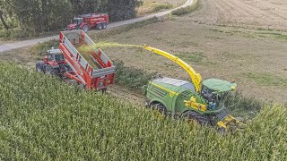 Mais Hakselen 2024 | John Deere 8300i | Claas | Fendt | 7530 John Deere | Farming Machine