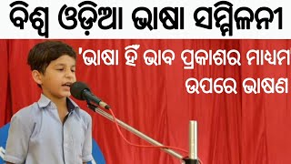 'ଭାଷା ହିଁ ଭାବ ପ୍ରକାଶର ମାଧ୍ୟମ' ଉପରେ ଭାଷଣ|ବିଶ୍ଵ ଓଡ଼ିଆ ଭାଷା ସମ୍ମିଳନୀ|#odiaspeech #odiastudy