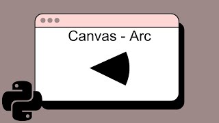 Python Tkinter Tutorial | How to Draw an Arc on the Canvas