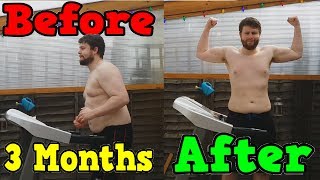 Running Every Day For 3 Months (Weight Loss Time Lapse)