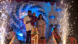 Strawberry (Disha)1st year birthday celebration vlog|rosycolzy da|subscribe n support |