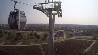 IGA 2017 - Seilbahn Testfahrt 2016 von Hellersdorf nach Marzahn