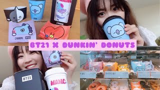 BTS DONUTS 💜🍩 (BT21 x Dunkin’ Donuts) | SIMPLYMAGGIEX 🌸