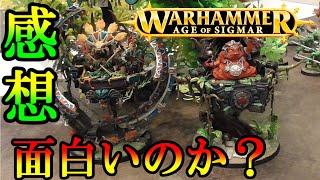 【雑談】本当に面白いのか？9年越しにウォーハンマーAOSを遊んでの正直な感想をぶっちゃける（warhammer ボードゲーム　プラモデル　ミニチュア　warhammerAOS　 WHAOS）