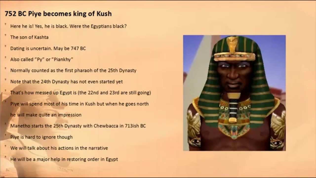 Events Of The 750s BC Part 1 Kings Of Kush - YouTube