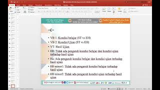 Factorial Repeated Measure ANOVA, Kuliah Statistika Multivariate, Merdeka Belajar