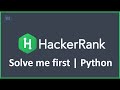 Solve me first | Python Hacker Rank Solution