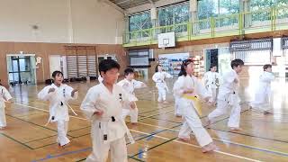 お盆明け初稽古!　鶴川空手クラブ　金曜日