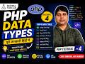 🚀 PHP Data Types with Live Coding Demonstration | Beginner to Pro | Tutorial 4