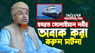 হযরত সোলাইমান নবীর অবাক করা করুন ঘটনা | Mufti Waliullah New Waz মুফতি ওয়ালিউল্লাহ ওয়াজ