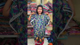 Nighty Manufacturer Wholesale Market For Cotton Design Nighties 2024 #nightyfactory #kurti