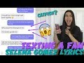 TEXTING A FAN SELENA GOMEZ ft. MARSHMELLO