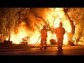 Homeless Encampment Fire Spreads to Eucalyptus Trees | Oxnard